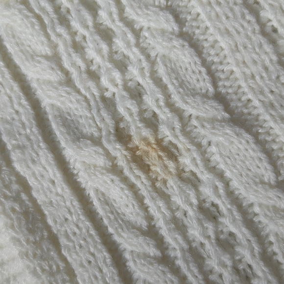 Cream Cable Infinity Scarf - Picture 3 of 3